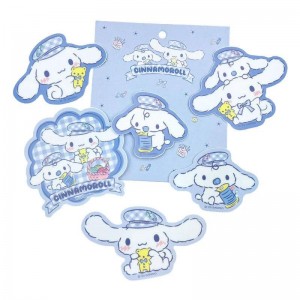 Sanrio Cinnamoroll 6-Piece Decorative(Gingham Paperboy Series) Sanrio Characters Sticker Set USA | UZXFK-0271