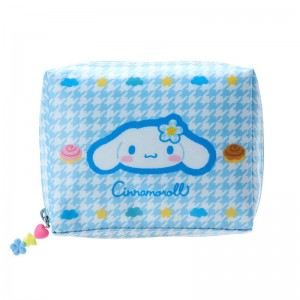 Sanrio Cinnamoroll Zipper (Floral Houndstooth Series) Sanrio Characters Pouch USA | URXIQ-0379