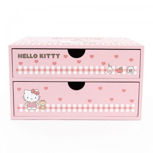 Sanrio Hello Kitty 2-Drawer Sanrio Characters Storage Chest USA | WGXFK-9021