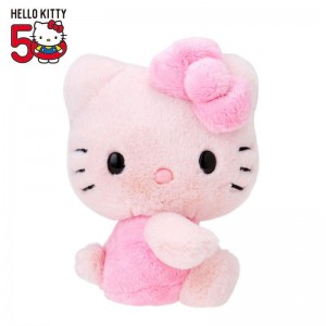 Sanrio Hello Kitty 50th Anniv. Plush Mascot (Blushing Pink) Sanrio Characters Plushies USA | IHZEW-1527