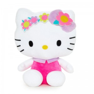 Sanrio Hello Kitty 8" SpFlower Crown Plush Sanrio Characters Plushies USA | MCTQA-3698