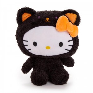 Sanrio Hello Kitty 9" Black Cat Halloween Plush Sanrio Characters Plushies USA | MYDNA-8019