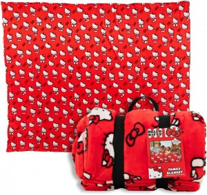 Sanrio Hello Kitty Always Red Cozy Throw Sanrio Characters Blanket USA | OHDEG-8674