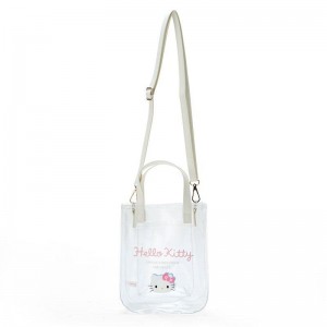 Sanrio Hello Kitty Clear 2-Way Mini Bags Tote USA | ZYKUV-7251