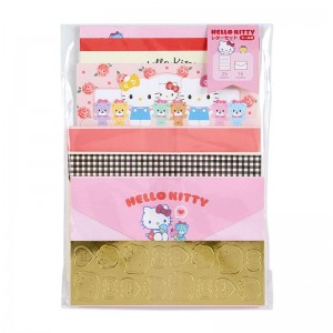 Sanrio Hello Kitty Deluxe Sanrio Characters Letter Set USA | JWDKE-8053
