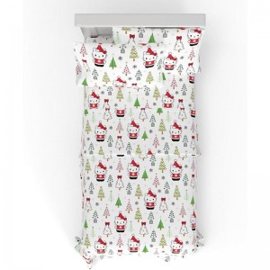 Sanrio Hello Kitty Holiday Cotton Flannel Sheet Set Sanrio Characters Flannel Sheet Set USA | BUJWZ-6407