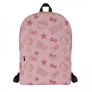 Sanrio Hello Kitty Pink Western All-over Print Sanrio Characters Backpack USA | DKMWL-2973