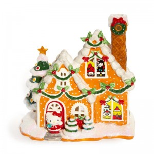 Sanrio Hello Kitty and Friends Ceramic Gingerbread Candle House Sanrio Characters Candle House USA | EAOQJ-1236