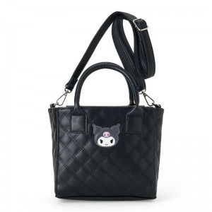 Sanrio Kuromi 2-Way Mini Quilted Bags Tote USA | ASQWO-6029