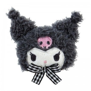 Sanrio Kuromi Plush Hair (Gingham Bow) Accessories Clip USA | UMSJK-4018