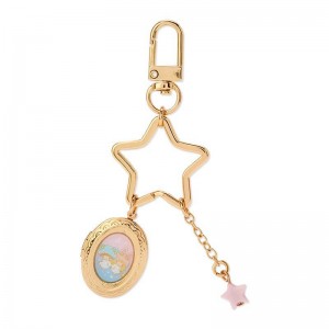 Sanrio LittleTwinStars Locket (Fluffy Cloud Series) Sanrio Characters Keychain USA | STCJN-7402