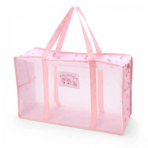 Sanrio My Melody Mesh Storage (Large) Sanrio Characters Tote USA | XPSEV-6392