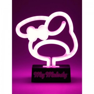Sanrio My Melody Silhouette Neon Light Lamp Sanrio Characters Squishies USA | NLFHI-9654