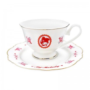 Sanrio My Melody Tea and Saucer Set (Classic Corduroy Series) Sanrio Characters Set Trio USA | ICRBP-7156
