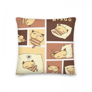 Sanrio Nyago Lazy Day 18" Square Sanrio Characters Pillow USA | SZDNR-7935