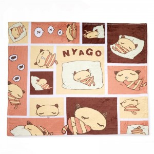 Sanrio Nyago Lazy Day Throw Sanrio Characters Blanket USA | QVLSD-5093