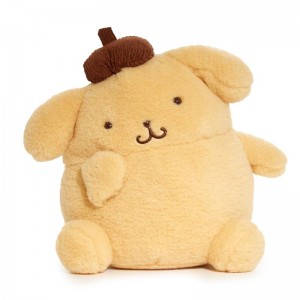 Sanrio Pompompurin 10" Plush (Strike A Pose) Sanrio Characters Plushies USA | AHZOX-4506