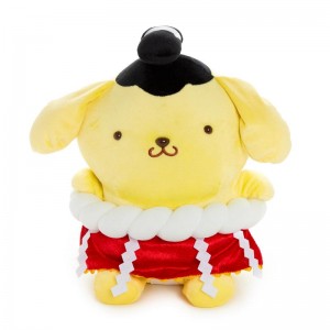 Sanrio Pompompurin 10" Sumo Plush (Japan Icons Series) Sanrio Characters Plushies USA | QYZWJ-0356