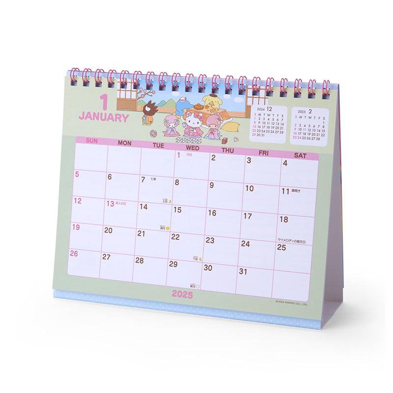 Sanrio 2025 Desk Sanrio Characters Calendar  USA |  PKZTG-1807