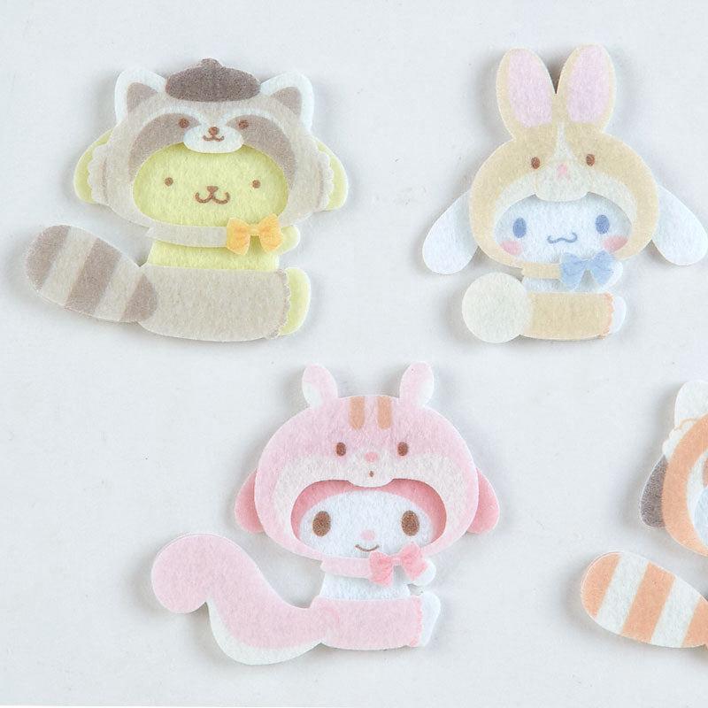 Sanrio 5-pc Felt(Forest Friends Series) Sanrio Characters Sticker Set  USA |  YAXHT-2163