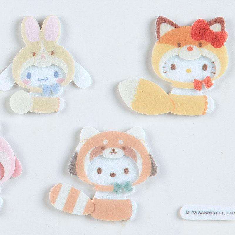 Sanrio 5-pc Felt(Forest Friends Series) Sanrio Characters Sticker Set  USA |  BFEHS-8039