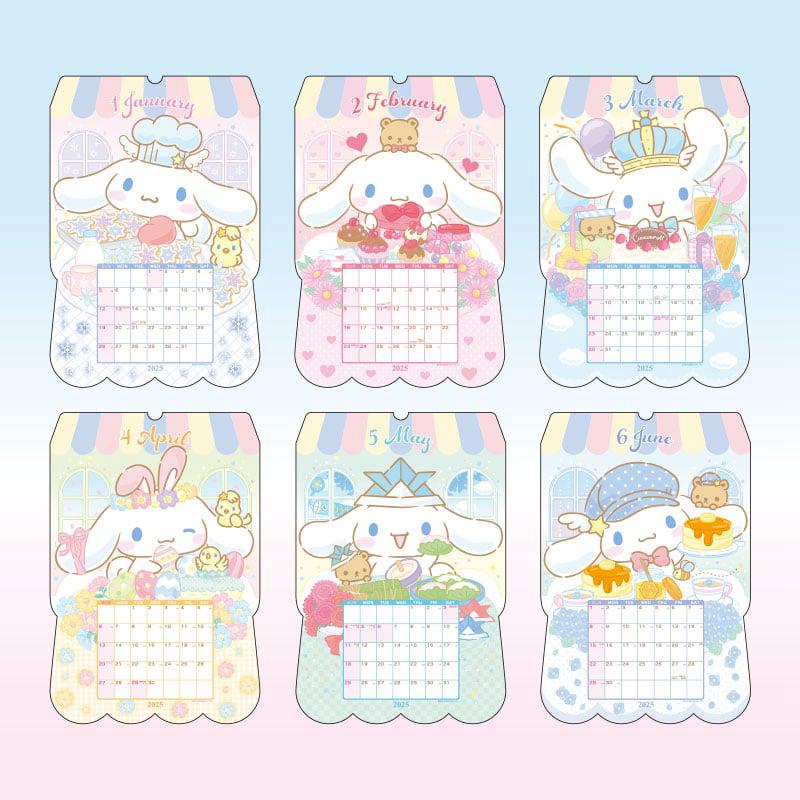 Sanrio Cinnamoroll 2025 Die-Cut Wall Sanrio Characters Calendar  USA |  HOVZU-1658