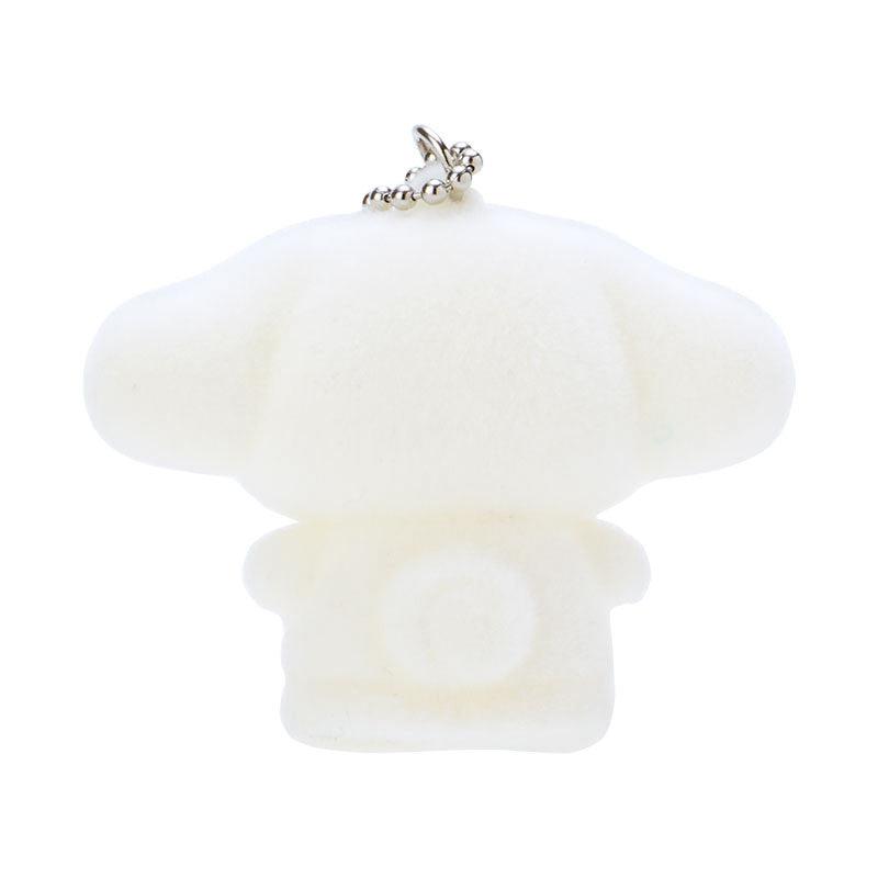Sanrio Cinnamoroll Flocked Mascot Accessories Keychain  USA |  WZENO-3170