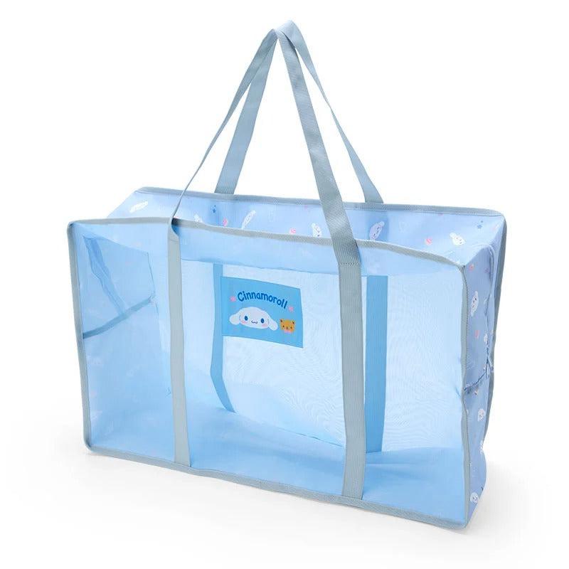 Sanrio Cinnamoroll Mesh Storage (Large) Sanrio Characters Tote  USA |  GNIOC-3241