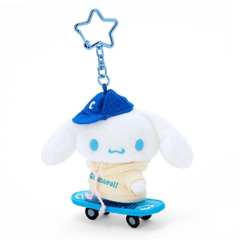 Sanrio Cinnamoroll Plush Mascot (Sk8r Squad Series) Sanrio Characters Keychain  USA |  KVGCH-1637