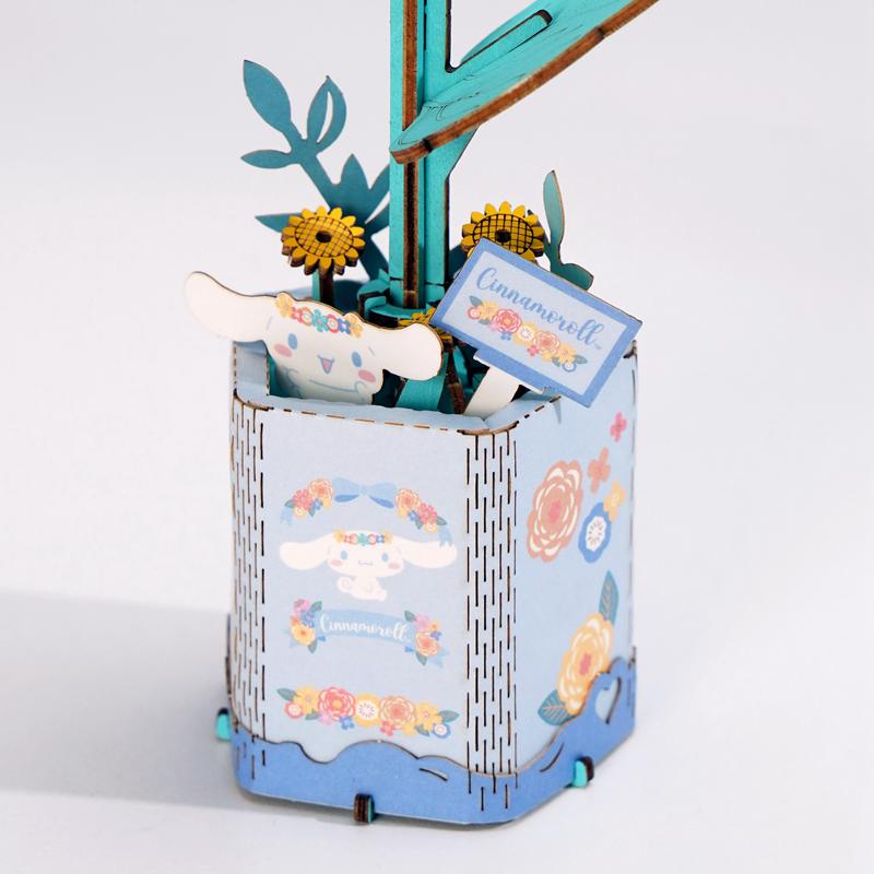 Sanrio Cinnamoroll Sunflower 3D Wooden Sanrio Characters Puzzles  USA |  VADTE-2510