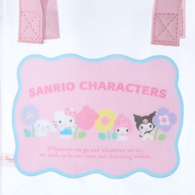 Sanrio Clear Convertible Mini (Pastel Check Series) Sanrio Characters Tote  USA |  OPHZG-8024