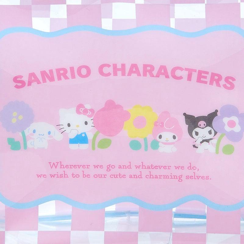 Sanrio Clear Zipper (Pastel Check Series) Sanrio Characters Pouch  USA |  DPLZR-9723