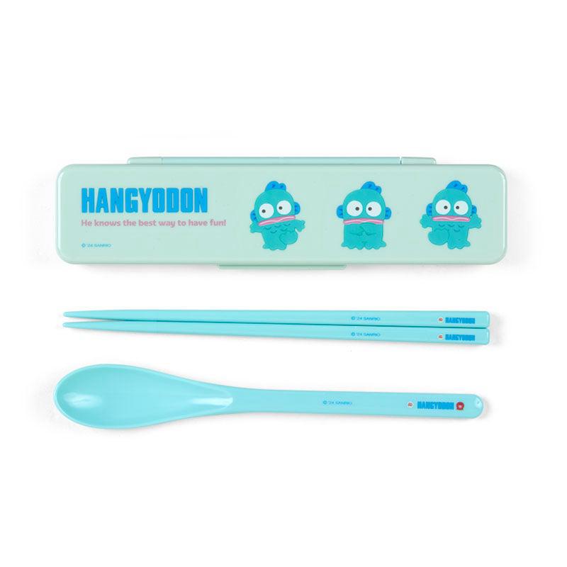 Sanrio Hangyodon Everyday & Spoon Set Sanrio Characters Chopsticks  USA |  EPWND-3640