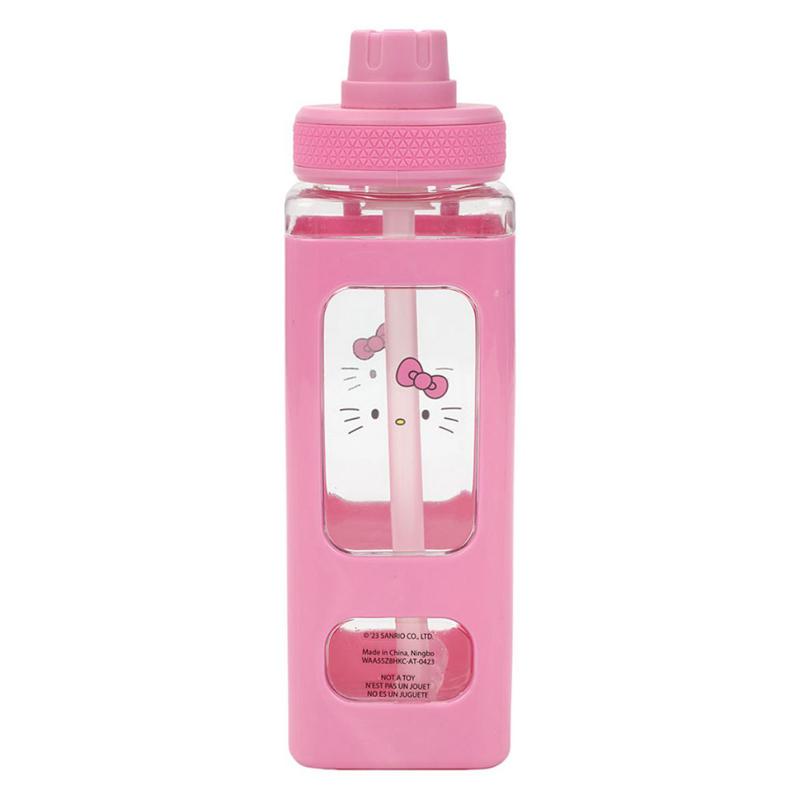 Sanrio Hello Kitty 24oz Square Travel Sanrio Characters Water Bottle  USA |  TEKOL-5219