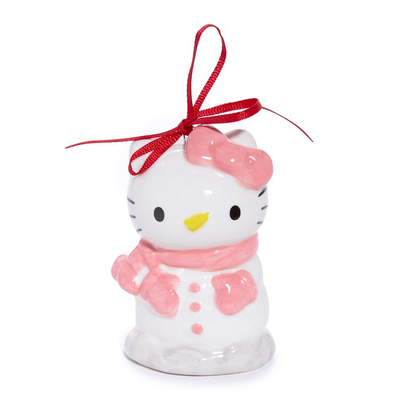 Sanrio Hello Kitty 2-pc Holiday Ceramic Set (Winter Play) Sanrio Characters Ornament  USA |  LQXOU-6891