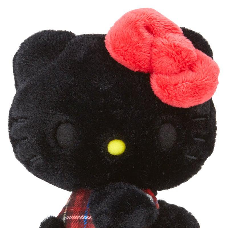 Sanrio Hello Kitty 50th Anniv. Plush Mascot (Black Tartan) Sanrio Characters Plushies  USA |  CZRDW-2863