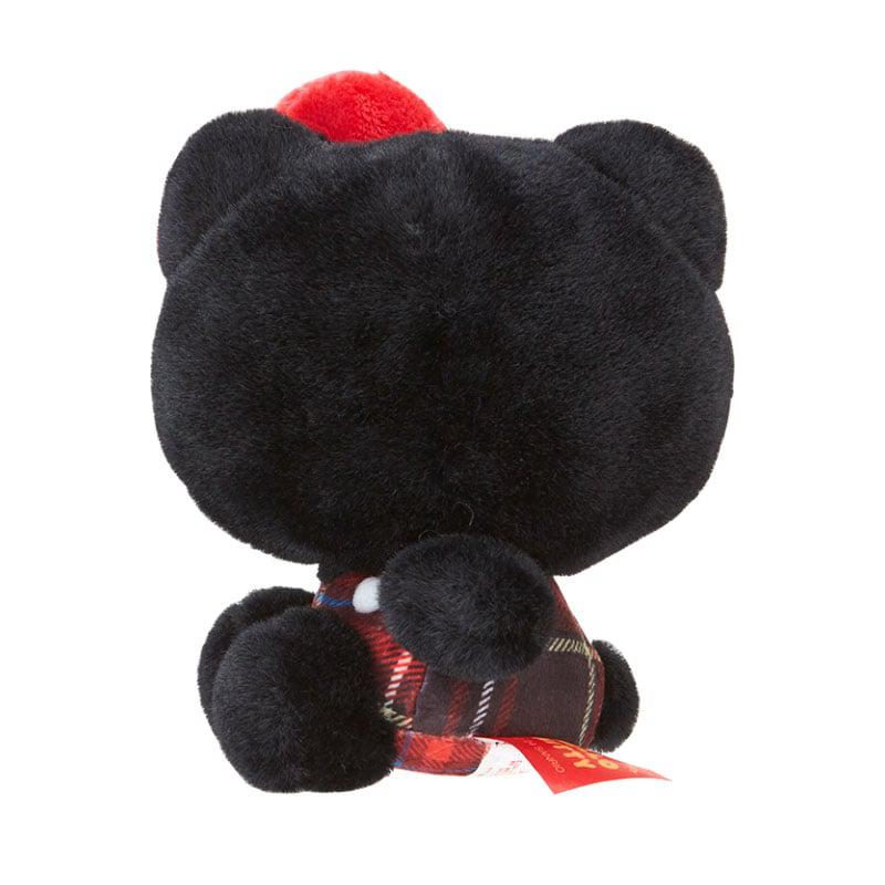 Sanrio Hello Kitty 50th Anniv. Plush Mascot (Black Tartan) Sanrio Characters Plushies  USA |  CZRDW-2863