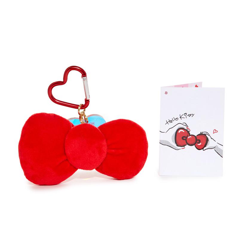 Sanrio Hello Kitty 50th Anniversary Bow Plush Mascot (2018) Accessories Keychain  USA |  GCLFJ-1674