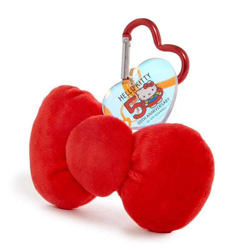 Sanrio Hello Kitty 50th Anniversary Bow Plush Mascot (2018) Accessories Keychain  USA |  GCLFJ-1674