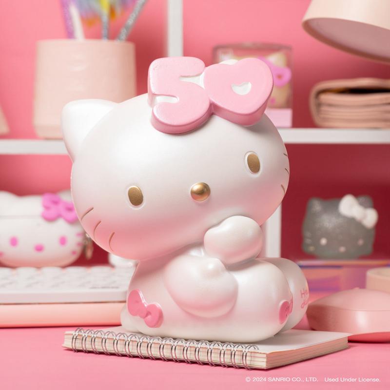 Sanrio Hello Kitty 50th Anniversary Jumbo SquiSHU Sanrio Characters Squishies  USA |  EDBGJ-8394