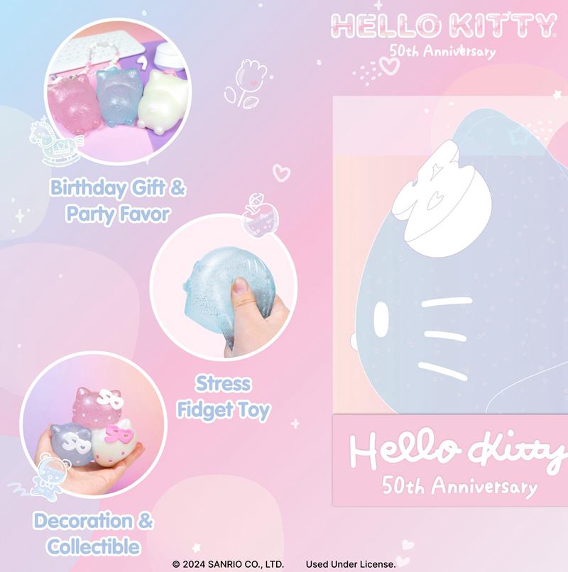 Sanrio Hello Kitty 50th Anniversary Squish Sanrio Characters Toy  USA |  UWANH-8524