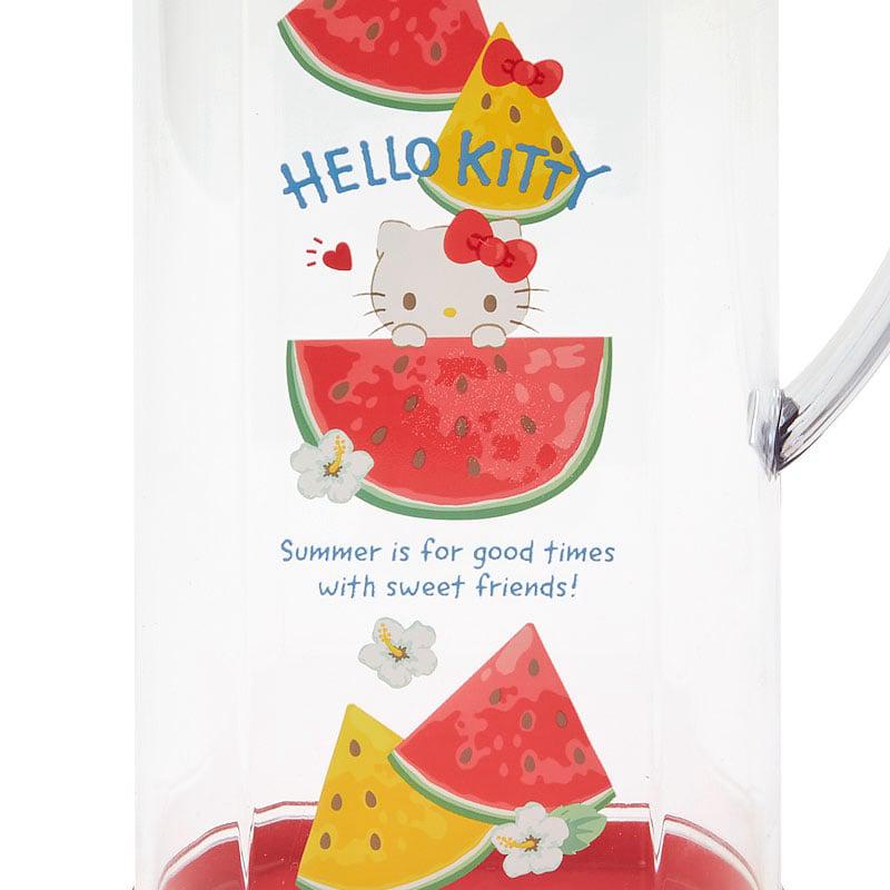 Sanrio Hello Kitty Acrylic Water Pitcher (Summer Weather) Sanrio Characters Water Bottle  USA |  ENSIF-7906