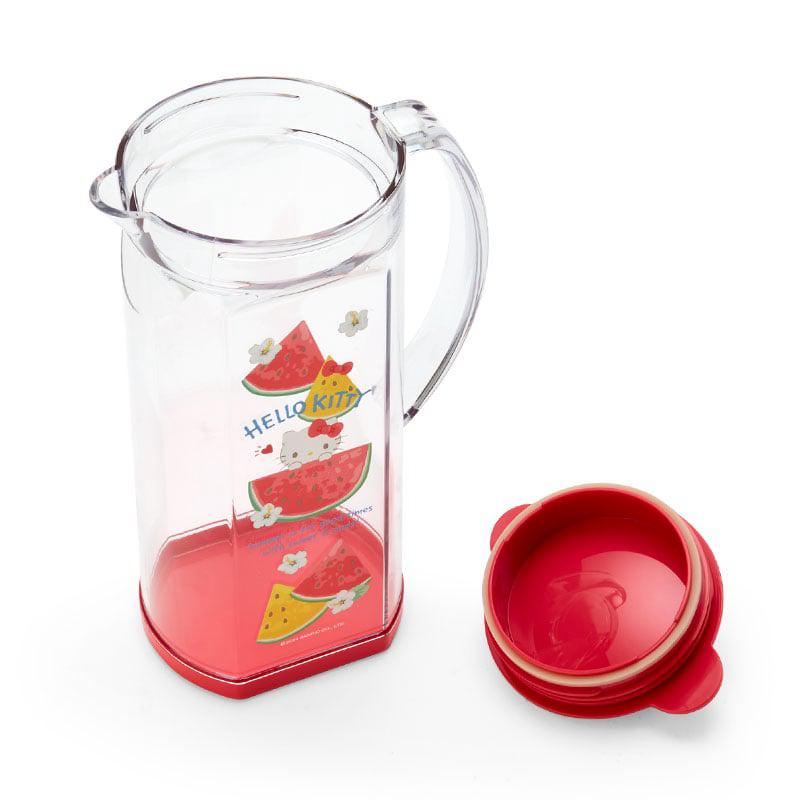Sanrio Hello Kitty Acrylic Water Pitcher (Summer Weather) Sanrio Characters Water Bottle  USA |  ENSIF-7906