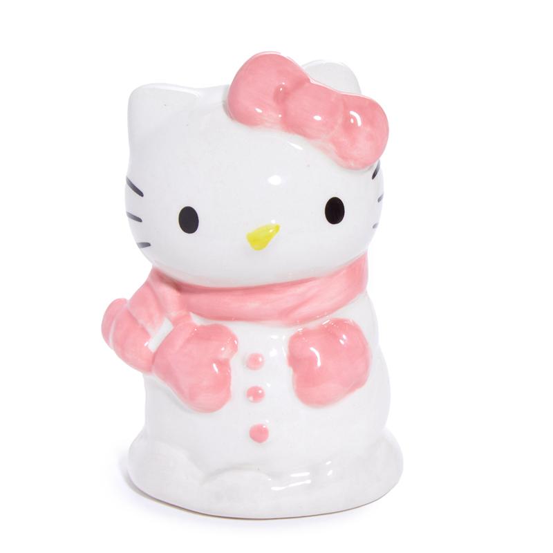 Sanrio Hello Kitty Ceramic Holiday Salt & Pepper Set (Snow Play) Sanrio Characters Salt & Pepper Set  USA |  TUZYN-0469