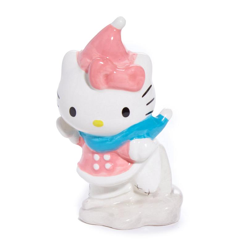 Sanrio Hello Kitty Ceramic Holiday Salt & Pepper Set (Snow Play) Sanrio Characters Salt & Pepper Set  USA |  TUZYN-0469