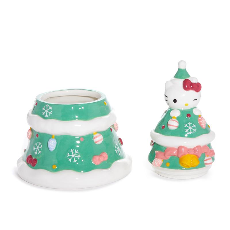 Sanrio Hello Kitty Ceramic Holiday Tree Sanrio Characters Cookie Jar  USA |  ZTUSD-2715