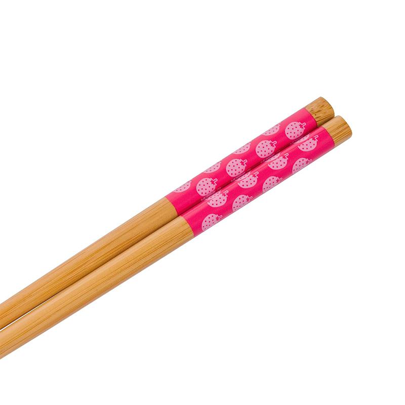 Sanrio Hello Kitty Ceramic Ramen Bowl and Chopstick Set (Strawberry Milk) Sanrio Characters Bowl  USA |  CPZJN-6239