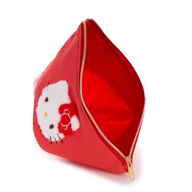 Sanrio Hello Kitty Chenille Gingham Zipper Sanrio Characters Pouch  USA |  FJTVD-8652