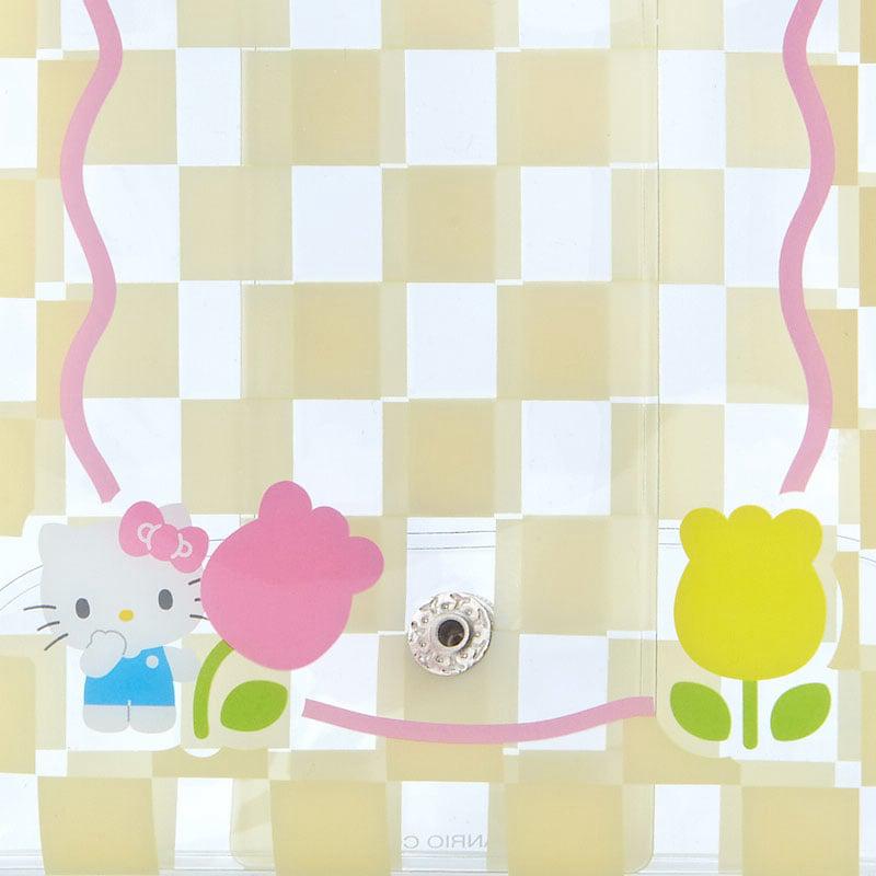 Sanrio Hello Kitty Clear Snap Mini (Pastel Check Series) Accessories Keychain  USA |  BHPFC-3260
