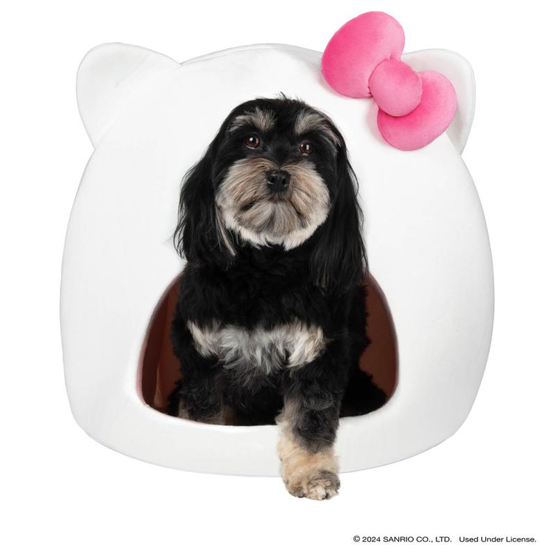 Sanrio Hello Kitty Covered Pet Cave Bed Sanrio Characters Pet Cave Bed  USA |  IGBDS-3962